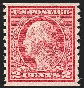 Sale 1202, Lot 2604, 1916-18 Perf 10 Horizontal Rotary Press Coils, Unwatermarked (Scott 490-497)
