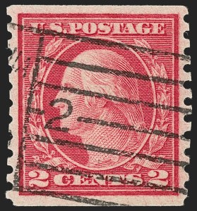Sale 1202, Lot 2608, 1916-18 Perf 10 Horizontal Rotary Press Coils, Unwatermarked (Scott 490-497)