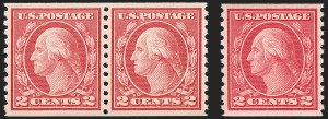 Sale 1202, Lot 2609, 1916-18 Perf 10 Horizontal Rotary Press Coils, Unwatermarked (Scott 490-497)