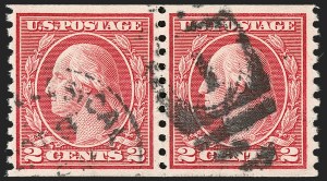 Sale 1202, Lot 2611, 1916-18 Perf 10 Horizontal Rotary Press Coils, Unwatermarked (Scott 490-497)