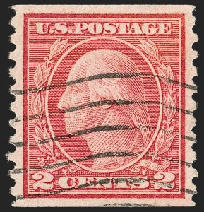 Sale 1202, Lot 2612, 1916-18 Perf 10 Horizontal Rotary Press Coils, Unwatermarked (Scott 490-497)