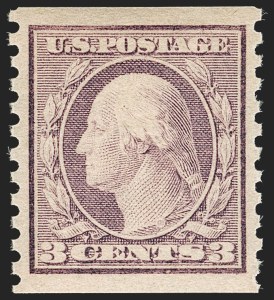 Sale 1202, Lot 2615, 1916-18 Perf 10 Horizontal Rotary Press Coils, Unwatermarked (Scott 490-497)
