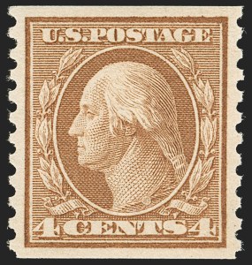 Sale Number 1202, Lot Number 2626, 1916-18 Perf 10 Horizontal Rotary Press Coils, Unwatermarked (Scott 490-497)