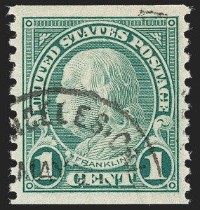 Sale 1202, Lot 2658, 1923-29 Rotary Press Coils (Scott 597-599A)