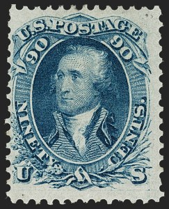 Sale 1206, Lot 112, 1861-66 Issue (Scott 63-78)
