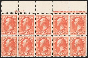Sale 1206, Lot 224, 1879-87 Bank Note Issues (Scott 182-218)