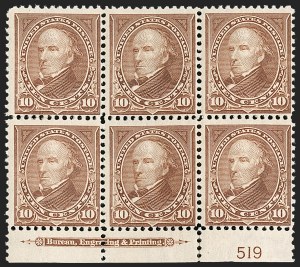 Sale 1206, Lot 317, 1897-1903 Change of Colors (Scott 279-284)
