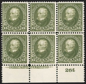 Sale 1206, Lot 320, 1897-1903 Change of Colors (Scott 279-284)