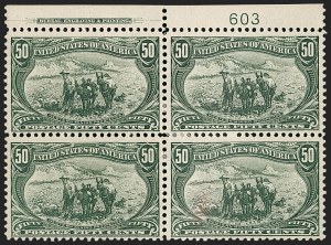 Sale 1206, Lot 327, 1898 Trans-Mississippi Issue (Scott 285-293)