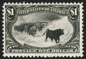 Sale 1206, Lot 330, 1898 Trans-Mississippi Issue (Scott 285-293), $1.00 Trans-Mississippi (292) Sale 1206, Lot 330, 1898 Trans-Mississippi Issue (Scott 285-293)