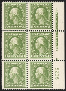 Sale 1206, Lot 413, 1910-13 Washington-Franklin Issue (Scott 374-396)