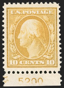 Sale 1206, Lot 414, 1910-13 Washington-Franklin Issue (Scott 374-396)