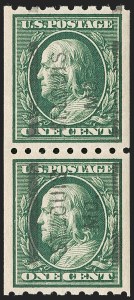Sale 1206, Lot 422, 1910-13 Washington-Franklin Issue (Scott 374-396)