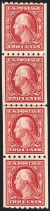 Sale 1206, Lot 423, 1910-13 Washington-Franklin Issue (Scott 374-396)