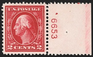 Sale 1206, Lot 448, 1912-14 Washington-Franklin Issue (Scott 405-423)