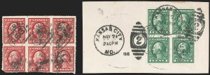 Sale 1206, Lot 449, 1912-14 Washington-Franklin Issue (Scott 405-423)