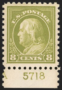 Sale 1206, Lot 462, 1913-15 Washington-Franklin Issues (Scott 424-461)