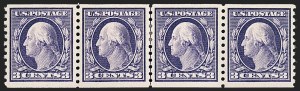 Sale 1206, Lot 470, 1913-15 Washington-Franklin Issues (Scott 424-461)