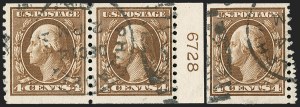 Sale 1206, Lot 473, 1913-15 Washington-Franklin Issues (Scott 424-461)