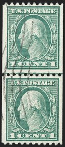 Sale 1206, Lot 474, 1913-15 Washington-Franklin Issues (Scott 424-461)