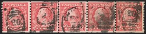 Sale 1206, Lot 485, 1913-15 Washington-Franklin Issues (Scott 424-461)