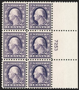 Sale 1206, Lot 496, 1916-17 Issues (Scott 462-480), 3c Violet (464) Sale 1206, Lot 496, 1916-17 Issues (Scott 462-480)