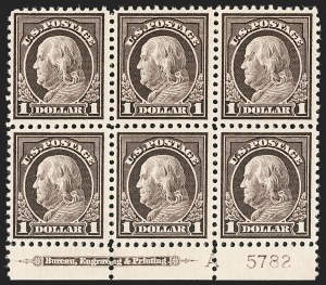 Sale 1206, Lot 545, 1917-19 Issues (Scott 481-524)