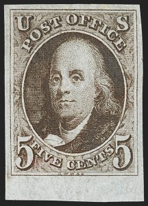 Sale 1206, Lot 58, 1847 Issue (Scott 1-2)
