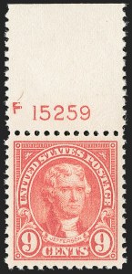 Sale 1206, Lot 584, 1922-29 Issues (Scott 551-621)