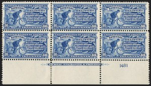 Sale 1206, Lot 688, Special Delivery, Registration