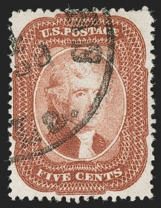 Sale Number 1206, Lot Number 94, 1857-60 Issue (Scott 21-39)