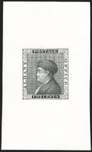 Sale 1209, Lot 1001, Essays, Proofs and Specimens: 1845 thru 1869 Issues