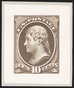Sale 1209, Lot 1052, Essays, Proofs and Specimens: 1870 thru later Issues