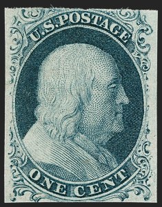 Sale 1209, Lot 1095, 1851-56 Issue (Scott 5-17)