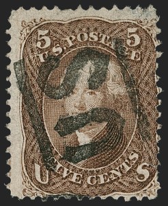 Sale 1209, Lot 1125, 1867-68 Grilled Issue (Scott 79-101)