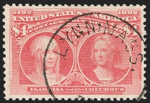 Sale 1209, Lot 1193, 1893 Columbian Issue (Scott 230-245)