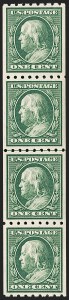 Sale 1209, Lot 1257, 1908-13 Washington-Franklin Issues (Scott 331-396)