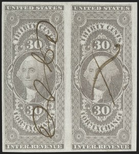 Sale 1209, Lot 1475, Revenues: First Issue Imperforate (R1a-R76a)
