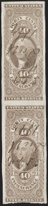 Sale 1209, Lot 1477, Revenues: First Issue Imperforate (R1a-R76a)