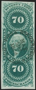 Sale 1209, Lot 1482, Revenues: First Issue Imperforate (R1a-R76a)