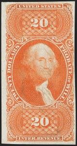 Sale 1209, Lot 1509, Revenues: First Issue Imperforate, cont. (R77a-R102a)