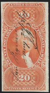 Sale 1209, Lot 1510, Revenues: First Issue Imperforate, cont. (R77a-R102a)