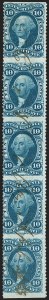 Sale 1209, Lot 1550, Revenues: First Issue Part Perforated
