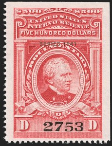 Sale 1209, Lot 1607, Revenues: Third Issue thru Documentary