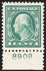 Sale 1212, Lot 154, 1917-19 Washington-Franklin Issues