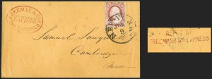 Sale 1217, Lot 624, 3c 1851-57 Issues - Carriers, Locals and Western Mails