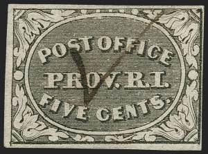 Sale 1217, Lot 647, Postmasters' Provisionals
