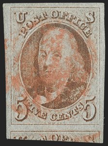 Sale 1217, Lot 668, 1847 Issue (Scott 1-2)