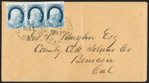 Sale 1217, Lot 715, 1c 1851-56 Issue (Scott 6-9)