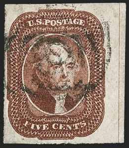 Sale 1217, Lot 730, 3c-12c 1851-56 Issue (Scott 10-17)